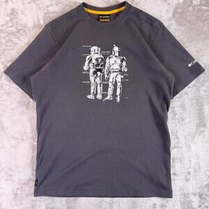 Special Edition Columbia Star Wars Boba Fett Collection T Shirt Size Small